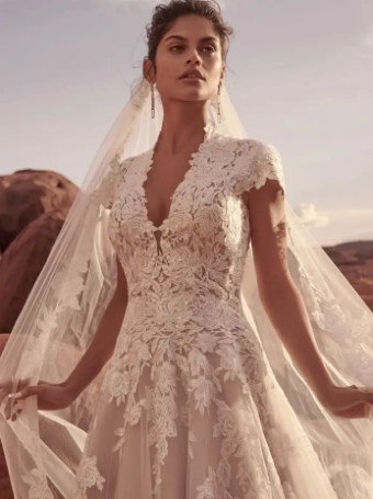 Sottero and Midgley 139181 #15 Mocha/Iv/Nude thumbnail