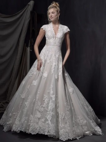 Sottero and Midgley 139181 #11 Mocha/Iv/Nude thumbnail