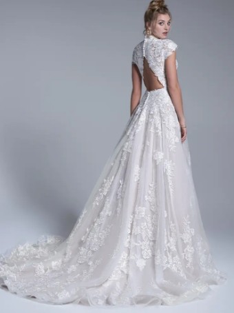 Sottero and Midgley 139181 #4 Mocha/Iv/Nude thumbnail