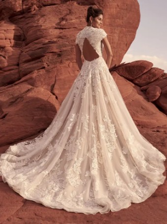 Sottero and Midgley 139181 #13 Mocha/Iv/Nude thumbnail