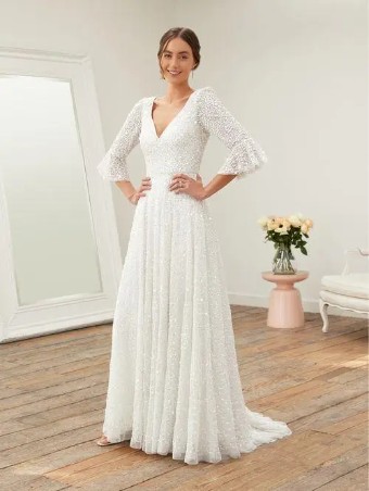 House of Wu 139429 #0 default Ivory/Silver thumbnail