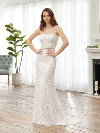 House of Wu 139424 #0 default Ivory/Silver thumbnail