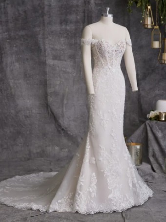 Maggie Sottero 139018 #6 Ivory/Mauve/Nude thumbnail
