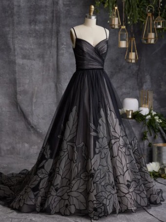 Maggie Sottero 140051 #7 Black/Sand/Ivory ivory/champagne thumbnail