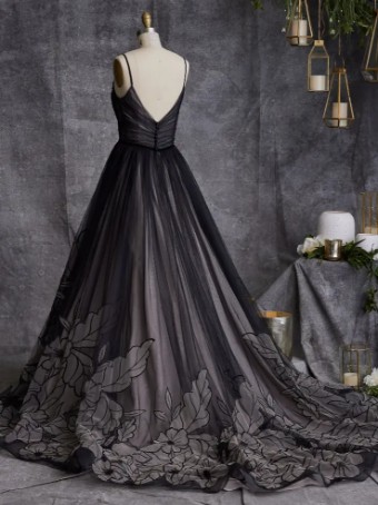 Maggie Sottero 140051 #8 Black/Sand/Ivory ivory/champagne thumbnail