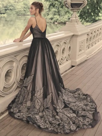 Maggie Sottero 140051 #19 Black/Sand/Ivory thumbnail