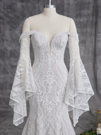 Sottero and Midgley 140064 Sleeves #1 Ivory thumbnail