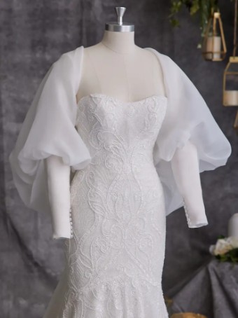 Sottero and Midgley 140080-Cape #0 default Ivory thumbnail