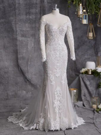 Maggie Sottero 140039 #8 Iv/Soft Blush (Natural Illusion) thumbnail