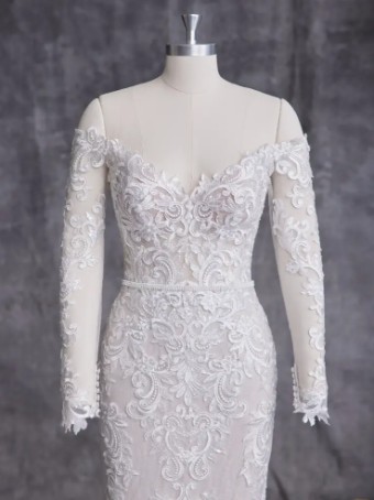 Maggie Sottero 140039 #9 Iv/Soft Blush (Natural Illusion) thumbnail