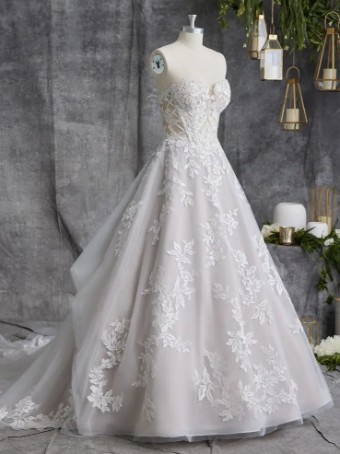 Sottero and Midgley 140067 #2 Ivory over Soft Blush/Natural Illusion thumbnail