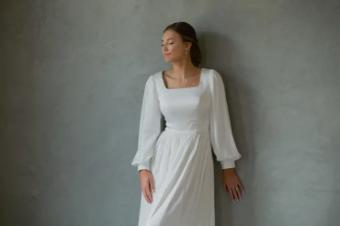 Modest Bridal Collection 140601 #1 Ivory thumbnail