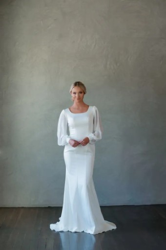 Modest Bridal Collection 140603 #1 Ivory thumbnail