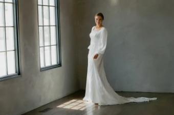 Modest Bridal Collection 140611 #40 Ivory thumbnail