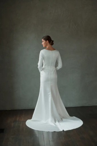 Modest Bridal Collection 140617 #4 Ivory thumbnail