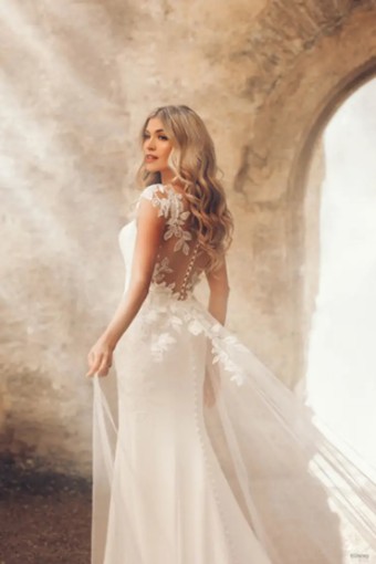 Disney Fairy Tale Weddings Collection 140159 #11 Ivory/Nude thumbnail