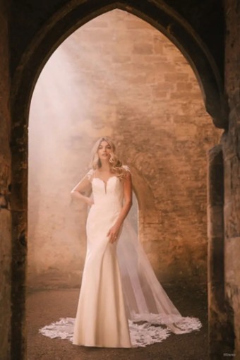 Disney Fairy Tale Weddings Collection 140159 #9 Ivory/Nude thumbnail
