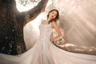 Disney Fairy Tale Weddings Collection 140163 #9 Mocha/Champagne/Ivory thumbnail