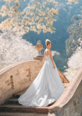 Disney Fairy Tale Weddings Collection 140155 #1 Platinum/Ivory/Champagne thumbnail
