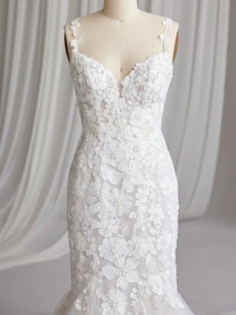 Sottero and Midgley 141053 #9 Ivory over Soft Blush/Natural Illusion thumbnail