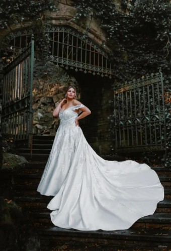 Disney Fairy Tale Weddings Collection 139265 #3 Ivory/Nude thumbnail