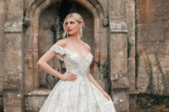 Disney Fairy Tale Weddings Collection 139265 #5 Ivory/Nude thumbnail