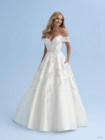 Disney Fairy Tale Weddings Collection 139265 #1 Ivory/Nude thumbnail