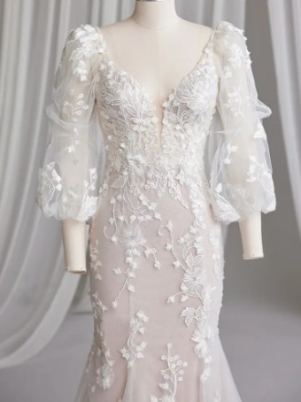 Maggie Sottero 141034 Sleeves #2 Ivory thumbnail