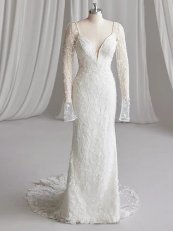 Sottero and Midgley 141054 #7 Ivory/Silver thumbnail
