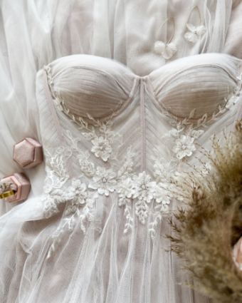 Maggie Sottero 141026 #3 Ivory over Soft Blush/Natural Illusion thumbnail