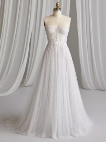 Maggie Sottero 141026 #6 Ivory over Soft Blush/Natural Illusion thumbnail