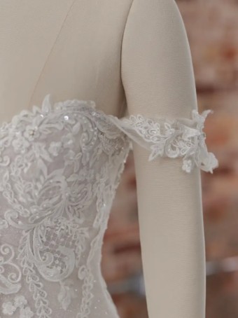 Maggie Sottero 138135 #7 Ivory/Mauve Ivory/Natural Illusion Nude/Mocha/Ivory/Nude thumbnail