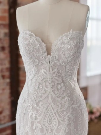 Maggie Sottero 138135 #8 Ivory/Mauve Ivory/Natural Illusion Nude/Mocha/Ivory/Nude thumbnail