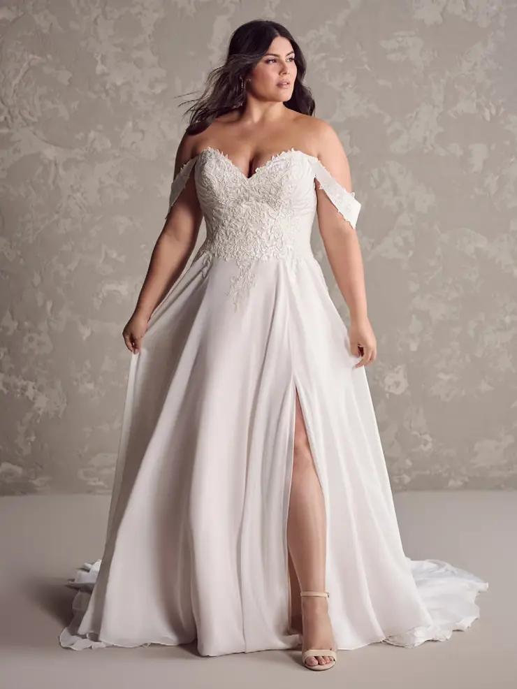 Buy Plus Size off Shoulder Wedding Dress, ALL SIZES, Gorgeous Design Bridal  Dress for Curvy Brides, Plus Size Wedding Dress, a Line Bride Dress Online  in India - Etsy