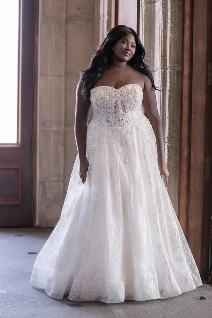 Allure plus discount size wedding dresses