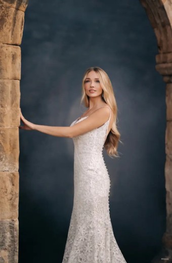 Disney Fairy Tale Weddings Collection 142176 #1 Ivory/Lavender/Nude thumbnail