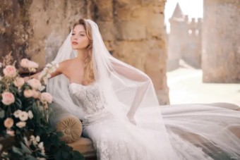 Disney Fairy Tale Weddings Collection 142190 #2 Ivory thumbnail