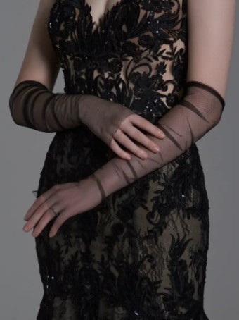Maggie Sottero 140055-Gloves #1 Black thumbnail