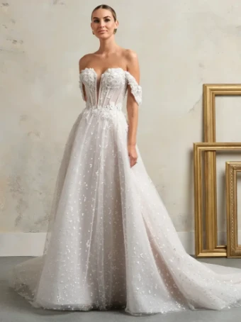 Sottero and Midgley 143896 #4 Ivory / Soft Blush thumbnail