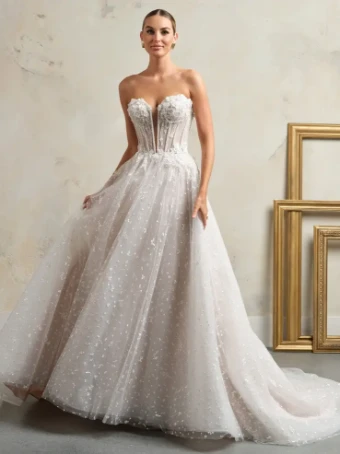 Sottero and Midgley 143896 #9 Ivory / Soft Blush thumbnail