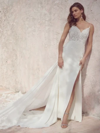 Maggie Sottero 139158 Overskirt #5 Ivory thumbnail