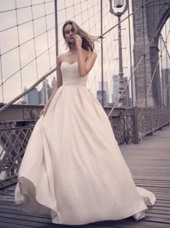 Maggie Sottero 140081 Straps #3 Black Ivory thumbnail