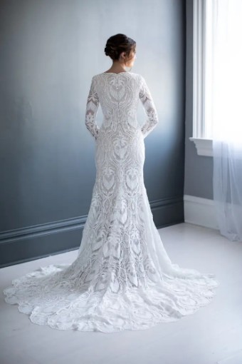 Modest Bridal Collection 138611 #1 Ivory thumbnail