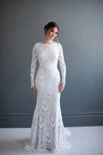 Modest Bridal Collection 138611 #6 Ivory thumbnail