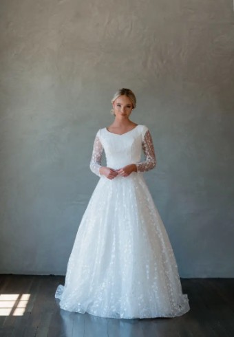 Modest Bridal Collection 140619 #2 ivory/oyster thumbnail