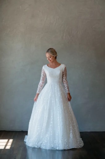 Modest Bridal Collection 140619 #1 ivory/oyster thumbnail