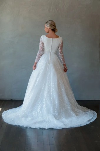 Modest Bridal Collection 140619 #6 ivory/oyster thumbnail