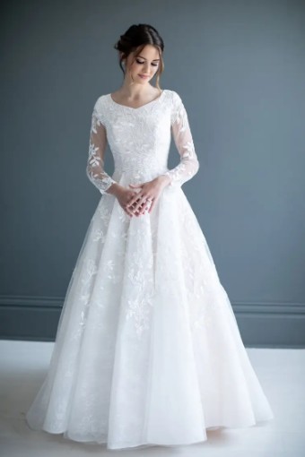 Modest Bridal Collection 138603 #6 Ivory thumbnail