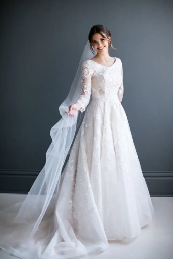 Modest Bridal Collection 138603 #7 Ivory thumbnail