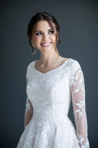 Modest Bridal Collection 138603 #5 Ivory thumbnail